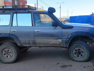 1996 Toyota Land Cruiser 80 Series Рестайлинг, серый, 1000000 рублей, вид 1