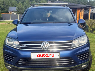 2016 Volkswagen Touareg II Рестайлинг, синий, 3500000 рублей, вид 2