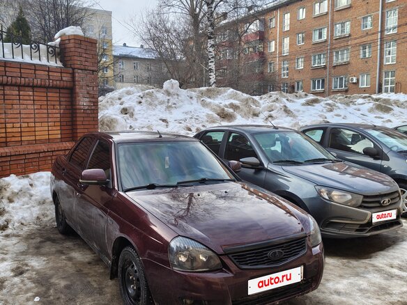 2013 Lada (ВАЗ) Priora I Рестайлинг, пурпурный, 370000 рублей - вид 1