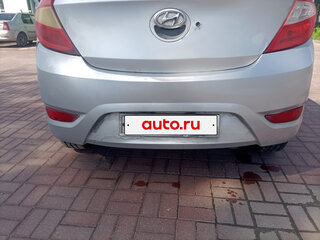 2012 Hyundai Solaris I, серебристый, 690000 рублей, вид 4