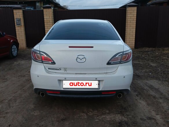 2011 Mazda 6 II (GH) Рестайлинг, белый, 650000 рублей - вид 5