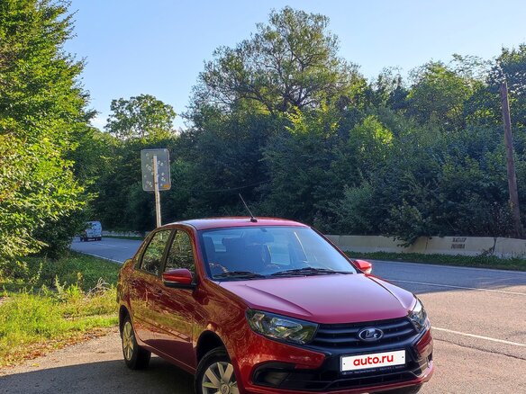 2022 Lada (ВАЗ) Granta I Рестайлинг, красный, 820000 рублей - вид 5