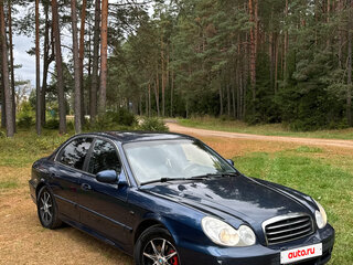 2007 Hyundai Sonata ТагАЗ IV (EF) Рестайлинг, синий, 250000 рублей, вид 5