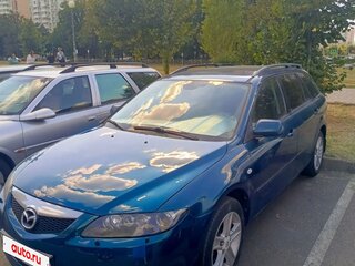 2007 Mazda 6 I (GG) Рестайлинг, синий, 700000 рублей, вид 1