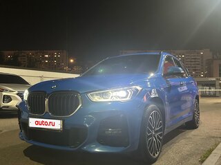 2019 BMW X1 20i xDrive II (F48) Рестайлинг, синий, 3450000 рублей, вид 1