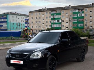 2017 Lada (ВАЗ) Priora I Рестайлинг, чёрный, 560000 рублей, вид 1