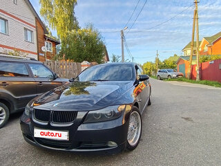 2005 BMW 3 серии 320i V (E90/E91/E92/E93), чёрный, 850000 рублей, вид 2