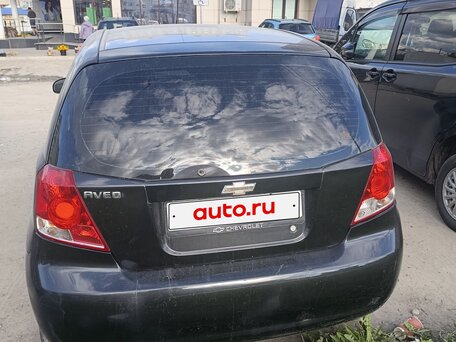 2005 Chevrolet Aveo I, чёрный, 198000 рублей, вид 5