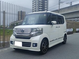 2017 Honda N-BOX I Рестайлинг, белый, 462000 рублей, вид 3