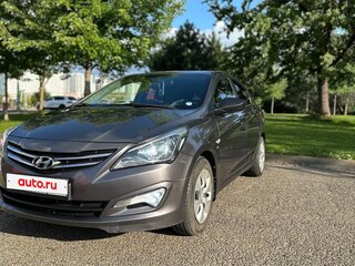2014 Hyundai Solaris I Рестайлинг, серый, 1000000 рублей, вид 1