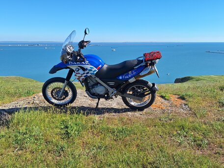 2003 BMW F 650 GS, синий, 400000 рублей, вид 2