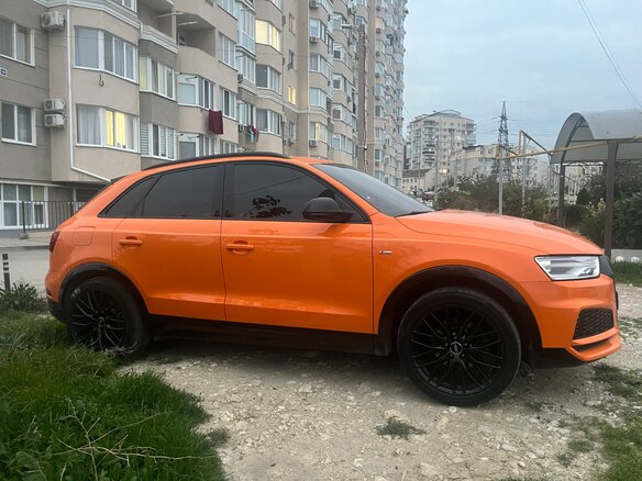 2017 Audi Q3 I (8U) Рестайлинг, оранжевый, 2400000 рублей - вид 6