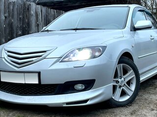 2008 Mazda 3 I (BK) Рестайлинг, серебристый, 700000 рублей, вид 1