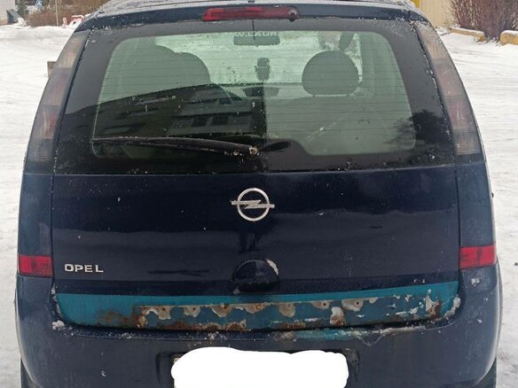 2008 Opel Meriva A Рестайлинг, синий, 270000 рублей - вид 9