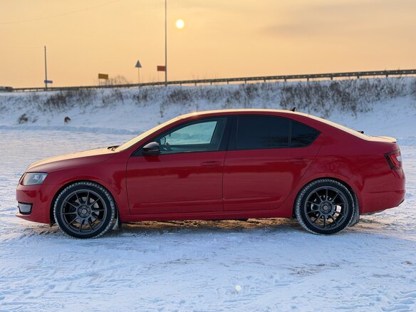 2014 Skoda Octavia III (A7), красный, 1400000 рублей - вид 7