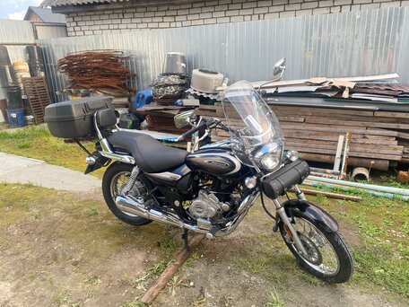 2022 Bajaj Avenger, чёрный, 230000 рублей, вид 2