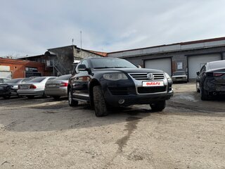 2008 Volkswagen Touareg I Рестайлинг, чёрный, 1248000 рублей, вид 4