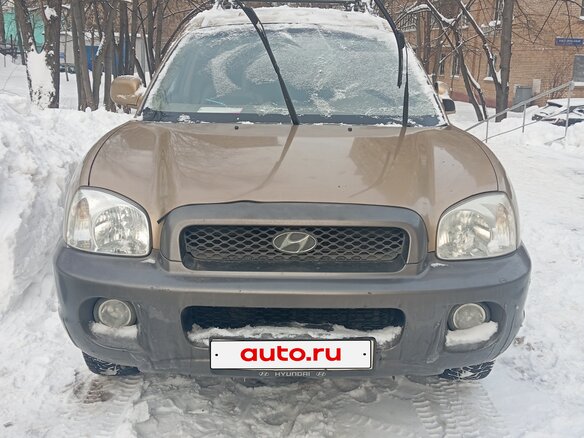 2003 Hyundai Santa Fe I, коричневый, 465000 рублей