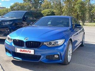 2014 BMW 4 серии 420i xDrive F32/F33/F36, синий, 2450000 рублей, вид 5