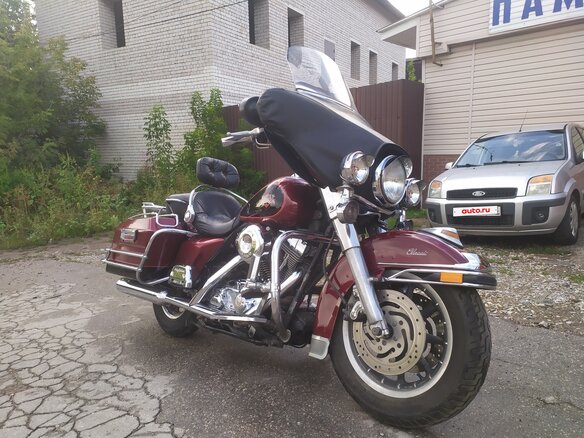 2000 Harley-Davidson Electra Glide, пурпурный, 700000 рублей - вид 7