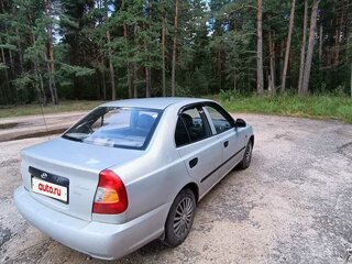 2008 Hyundai Accent ТагАЗ II, серебристый, 400000 рублей, вид 5