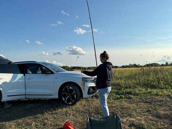 2020 Audi Q8 50 TDI I (4M), белый, 7700000 рублей - вид 15