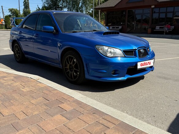 2006 Subaru Impreza WRX II Рестайлинг 2, синий, 1000000 рублей - вид 3