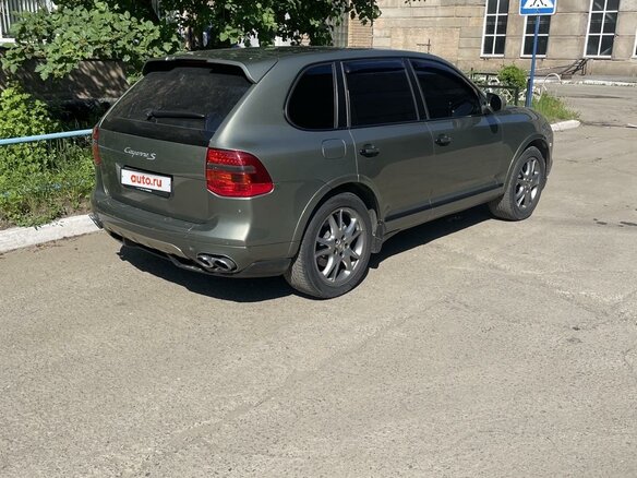2007 Porsche Cayenne S I Рестайлинг (957), зелёный, 1650000 рублей - вид 2
