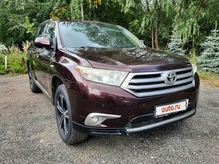 2011 Toyota Highlander II (XU40) Рестайлинг, красный, 1800000 рублей, вид 1