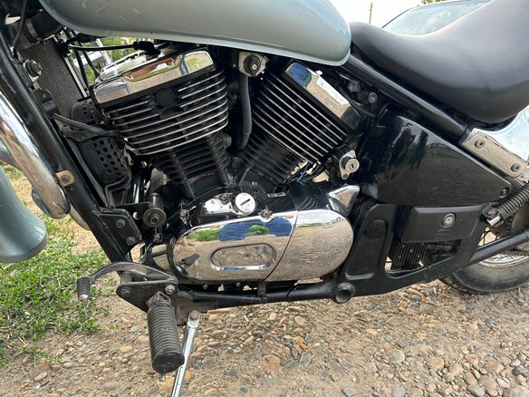 1998 Kawasaki VN400 Vulcan, серый, 350000 рублей - вид 2