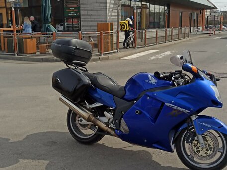 2002 Honda CBR 1100 XX, синий, 550000 рублей, вид 2