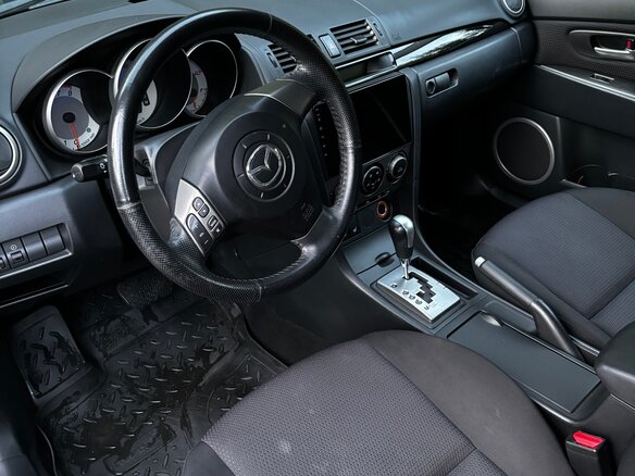 2007 Mazda 3 I (BK) Рестайлинг, синий, 620000 рублей - вид 9