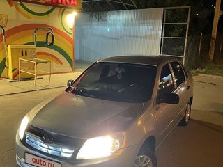 2014 Lada (ВАЗ) Granta I, серебристый, 275000 рублей, вид 4