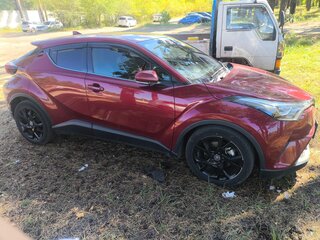 2019 Toyota C-HR I Рестайлинг, красный, 1850000 рублей, вид 2