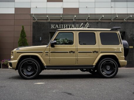 2024 Mercedes-Benz G-Класс AMG 63 AMG II (W465) Рестайлинг, жёлтый, 28999000 рублей, вид 3