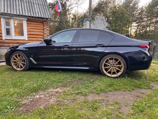 2020 BMW 5 серии 520i VII (G30/G31/G38) Рестайлинг, синий, 4200000 рублей, вид 2