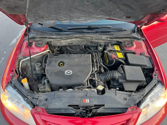 2007 Mazda 6 I (GG) Рестайлинг, красный, 525000 рублей - вид 19