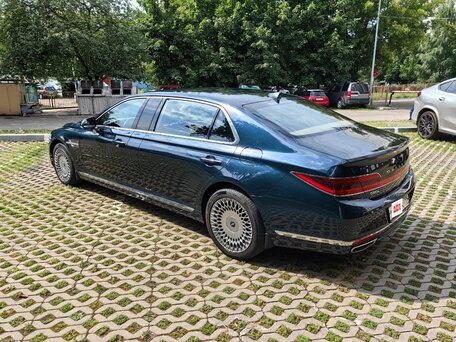 2021 Genesis G90 Limousine I Рестайлинг, синий, 5500000 рублей, вид 1