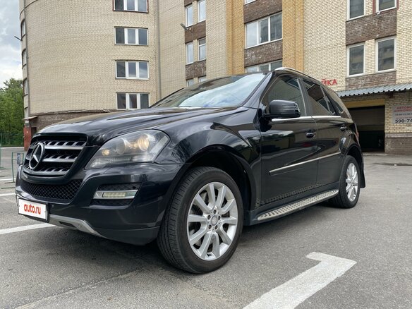 2010 Mercedes-Benz M-Класс 500 II (W164) Рестайлинг, чёрный, 2250000 рублей - вид 6