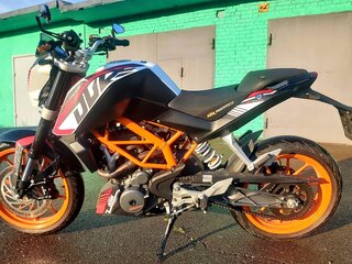 2014 KTM 390 Duke, оранжевый, 395000 рублей, вид 5