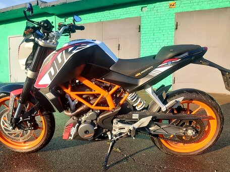 2014 KTM 390 Duke, оранжевый, 395000 рублей, вид 5