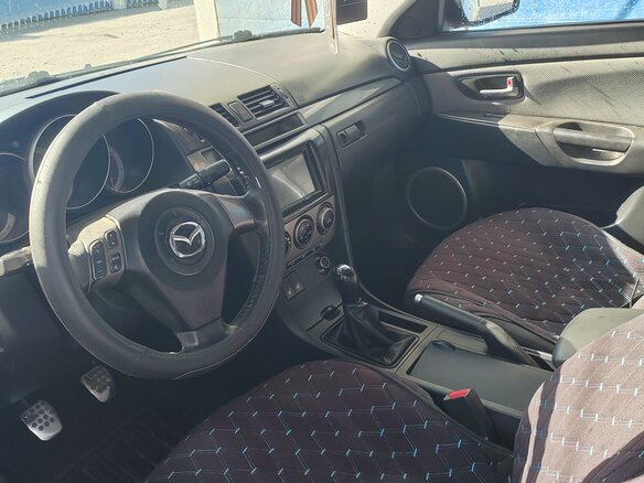 2006 Mazda 3 I (BK) Рестайлинг, серый, 840000 рублей - вид 8