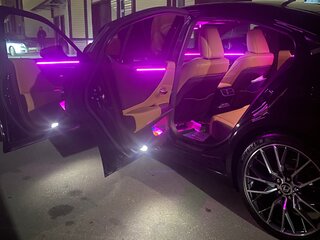 2018 Lexus ES 250 VII, чёрный, 4050000 рублей, вид 4
