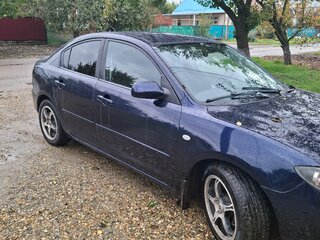 2008 Mazda 3 I (BK) Рестайлинг, синий, 550000 рублей, вид 3