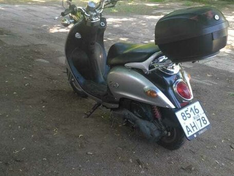 2004 Yamaha Vino 125, серебристый, 120000 рублей, вид 2