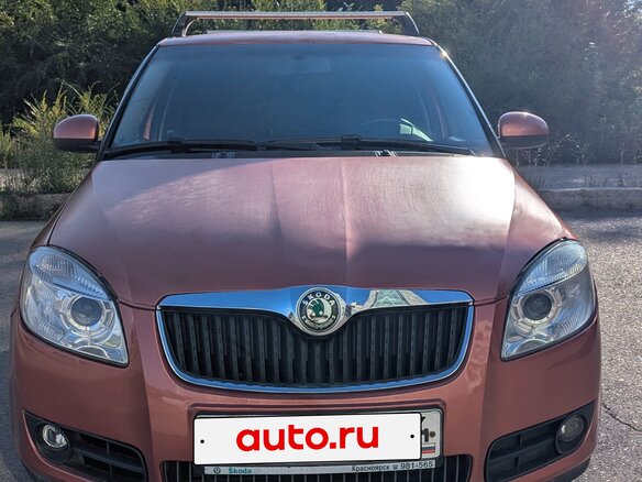 2008 Skoda Fabia II, оранжевый, 620000 рублей - вид 1