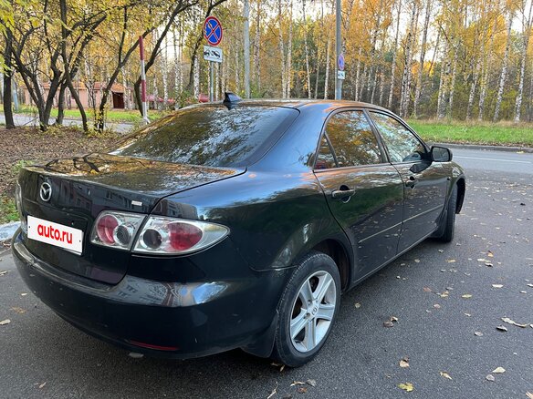 2005 Mazda 6 I (GG) Рестайлинг, чёрный, 435000 рублей - вид 2