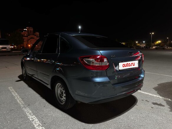 2014 Lada (ВАЗ) Granta I, серый, 475000 рублей - вид 8