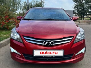 2015 Hyundai Solaris I Рестайлинг, красный, 1020000 рублей, вид 2