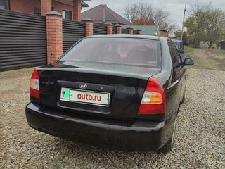 2008 Hyundai Accent ТагАЗ II, чёрный, 650000 рублей, вид 3